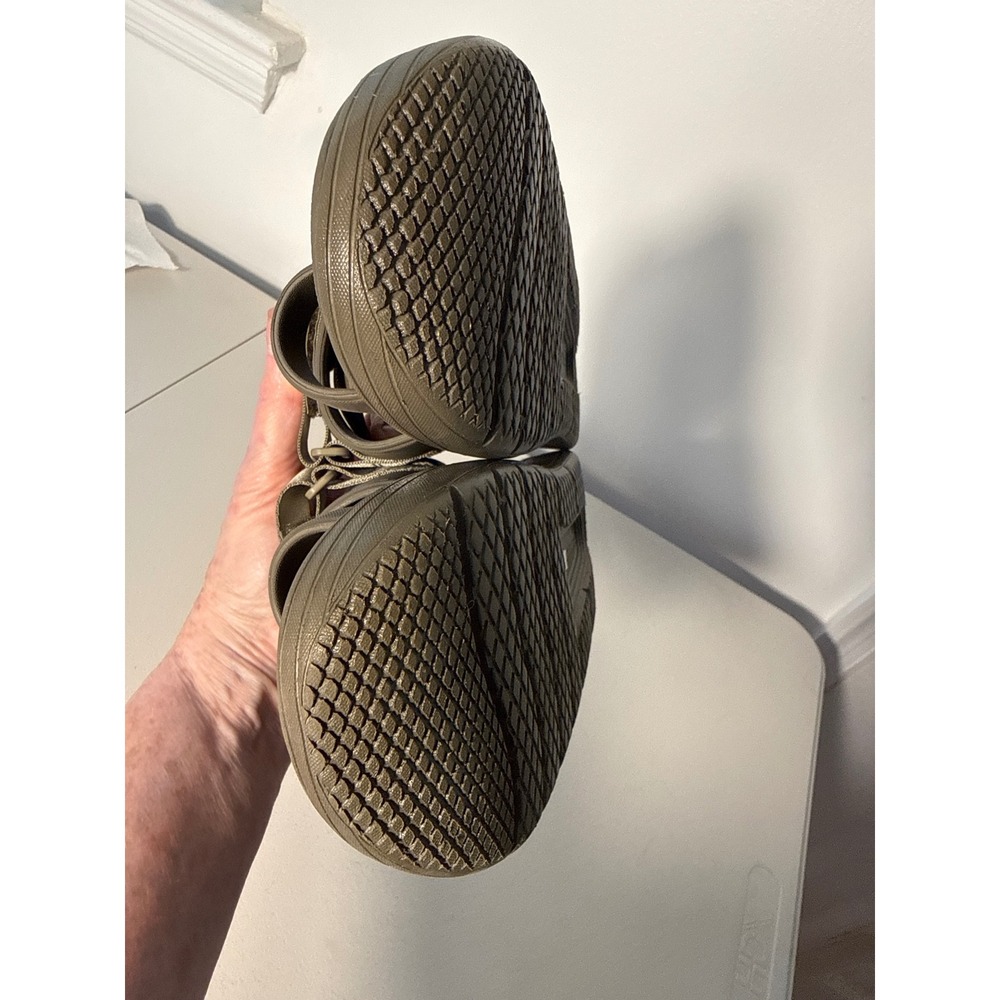 Suicoke Padri-t Olive Green Toe Loop Slides Mens Adjustable Strap Sandals Sz 12 - Picture 7 of 13